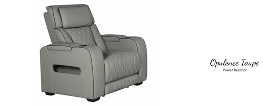 83608 Opulence Taupe Recliner