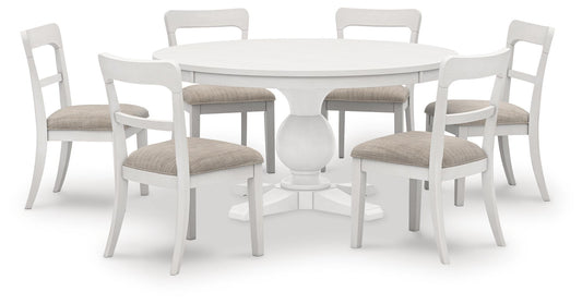 Greddinton - Round Dining Table Set