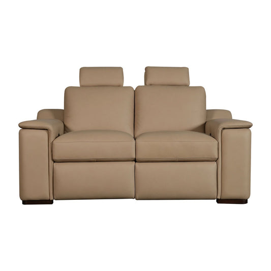 Armon - Loveseat With Power Footrest & ZG - Brown