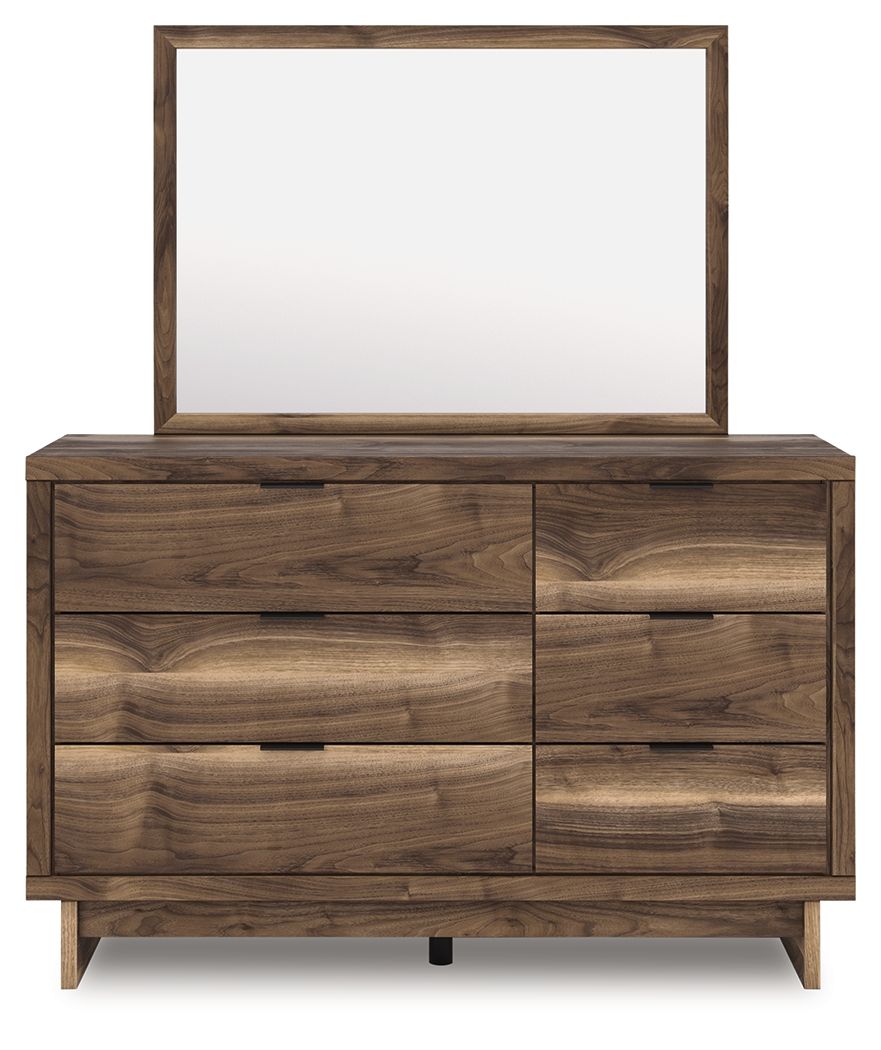 Chirason - Dresser And Mirror - Brown
