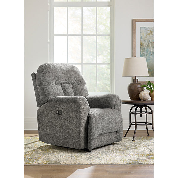 Suitably 8MX35/20223 Grey Power Swivel Glider Recliner