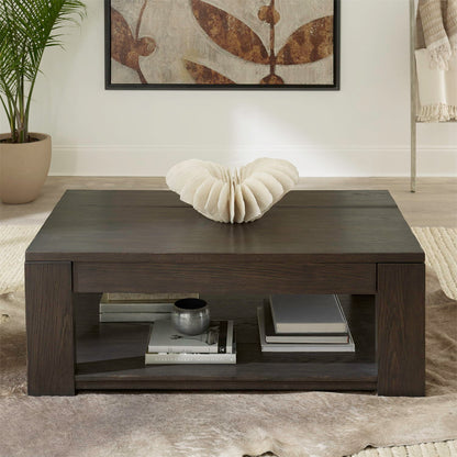 Lennox Hill - Lift Top Cocktail Table - Bark