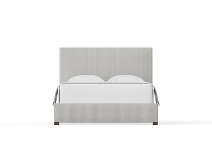 Choices - Amelia Upholstered Bed - Gray Stripe