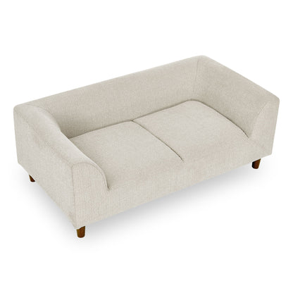 Modern Rectangular Pet Sofa With Backrest And Armrests For Small And Medium Dogs, Soft Cushion