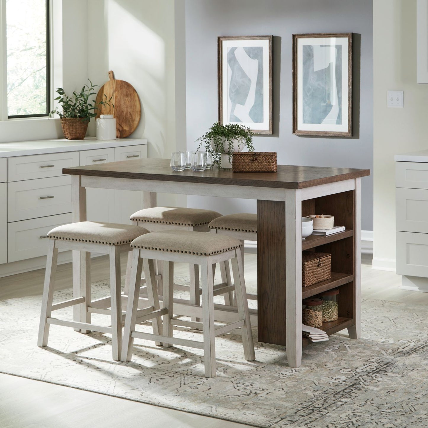 Brook Creek 5 Piece Counter Set