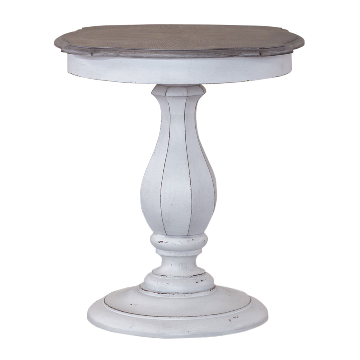 Magnolia Manor - Round Accent Table - White