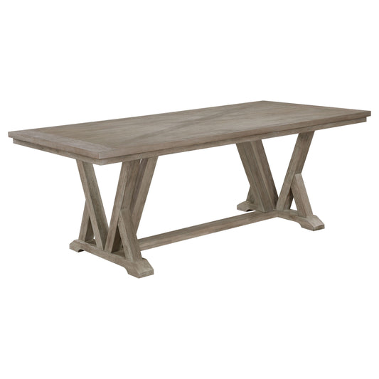 Cornelia - Rectangular Dining Table - Coastal Gray