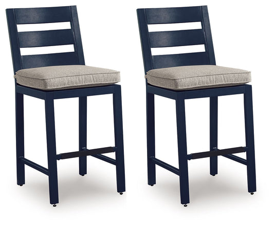 East Beach - Barstool (Set of 2) - Blue