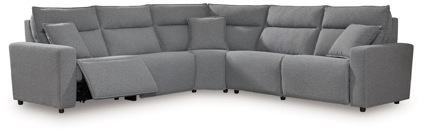 ModMax II - Salt And Pepper - Reclining Sectional