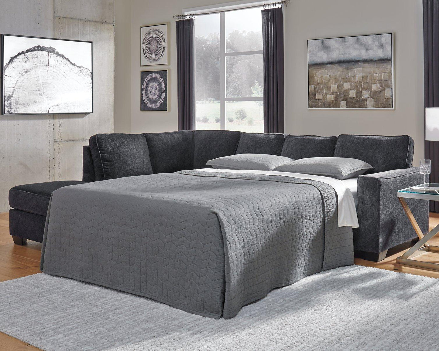 Altari 2-Piece Sleeper Sectional with Chaise