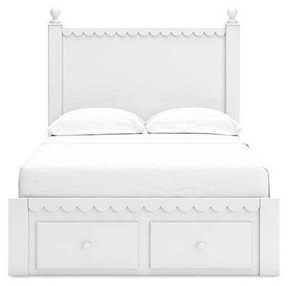 Mollviney Panel Storage Bed