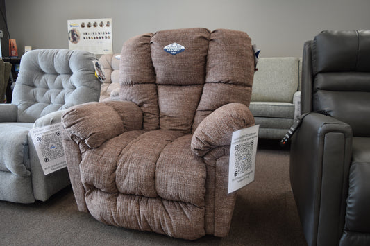 Lucas 6MZ54/20186 Brown Power Headrest Space Saver Recliner