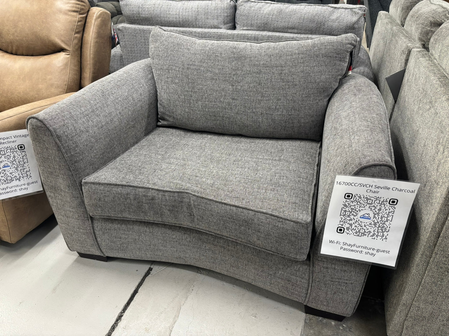 16700 Seville Charcoal - CLOSEOUT