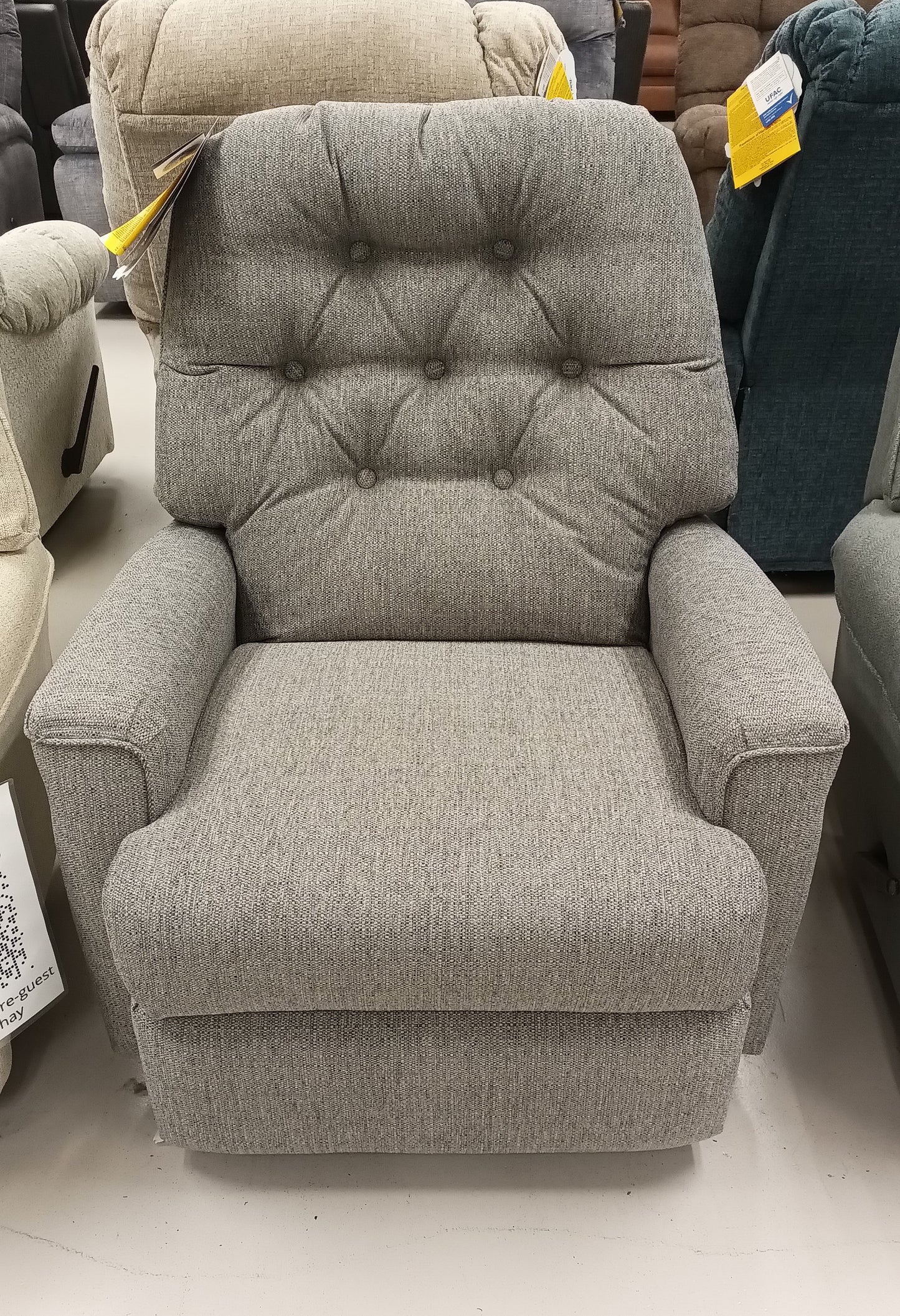 CARA 1AW44/19983B Taupe Space Saver Recliner