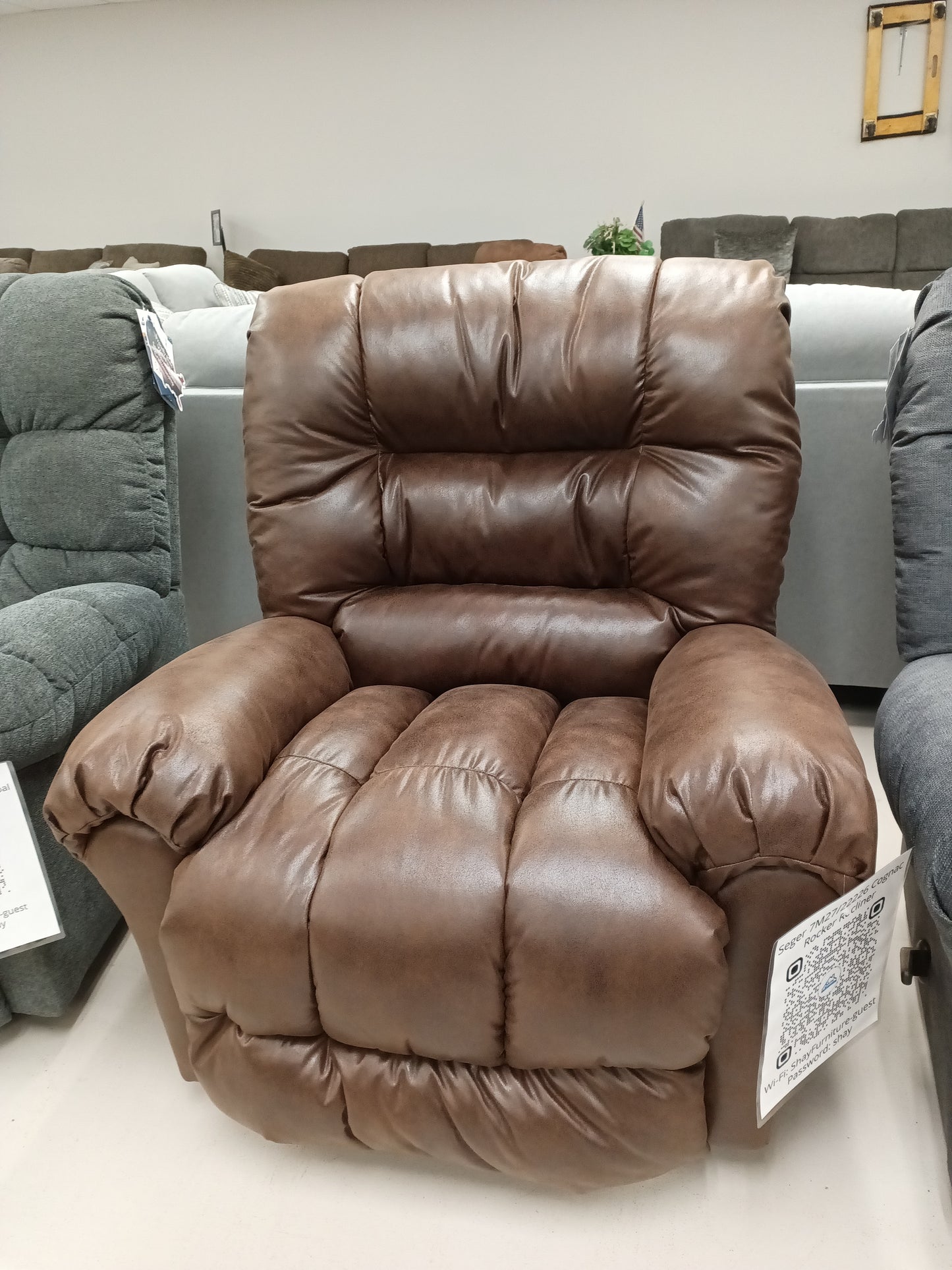 Seger 7M27/22226 Cognac Rocker Recliner