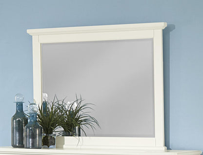 Vaughan-Basset Bonanza Landscape Mirror in White