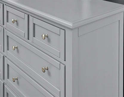 Vaughan-Bassett Bonanza Triple Dresser in Gray