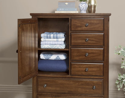 Vaughan-Bassett Heritage Door Chest in Amish Cherry