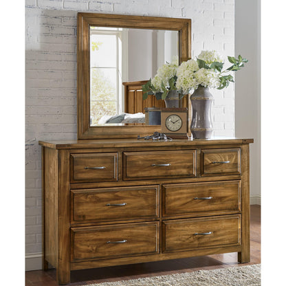 Vaughan-Bassett Maple Road Triple Dresser in Antique Amish