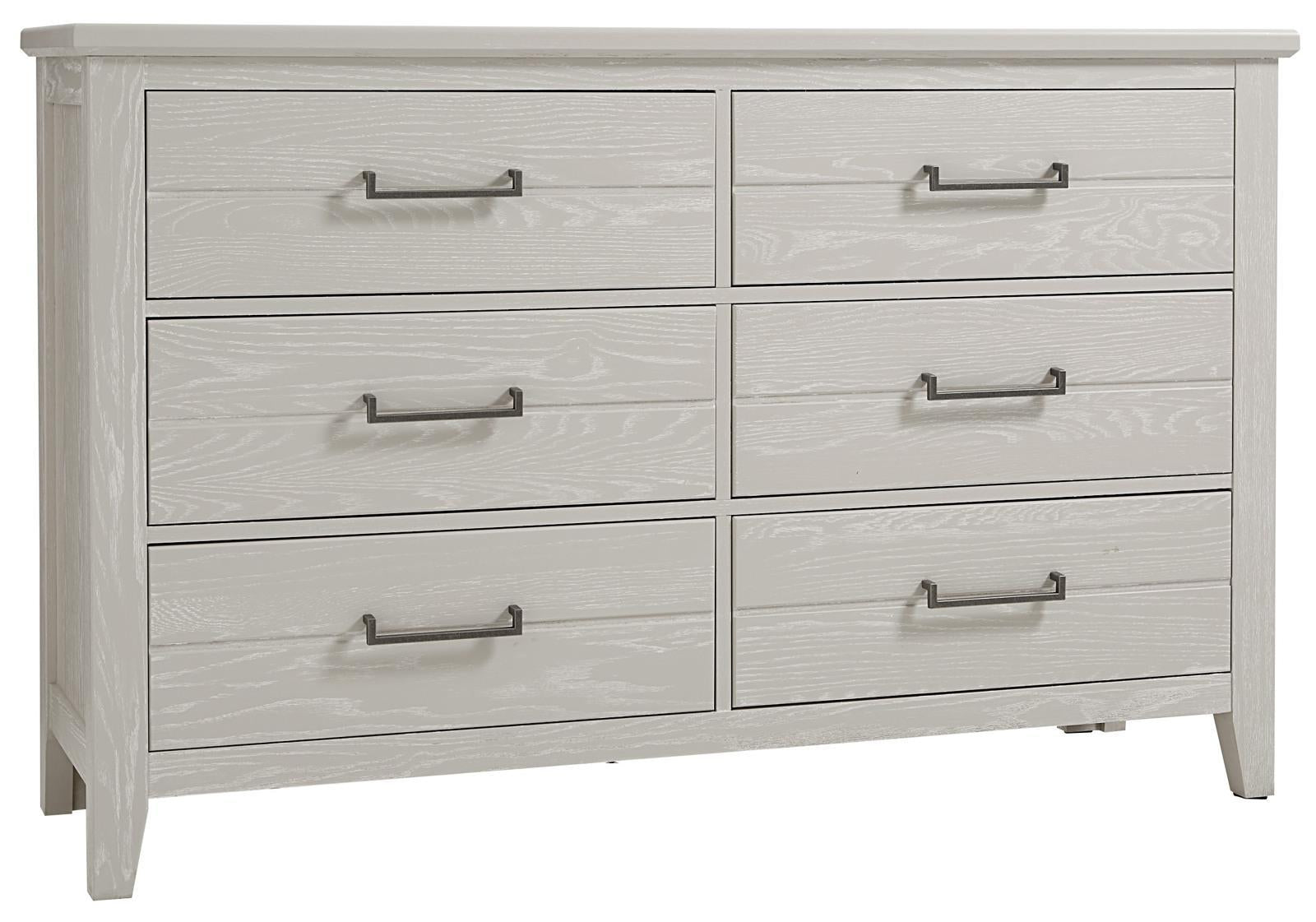 Vaughan-Bassett Passageways Oyster Grey 6 Drawer Dresser in Grey image