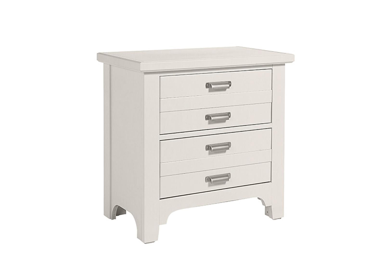 Vaughan-Bassett Bungalow 2 Drawer Nightstand in Lattice image