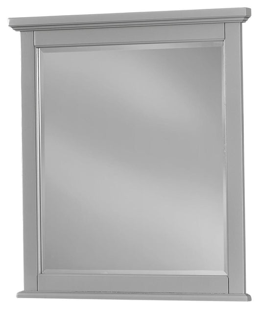 Vaughan-Bassett Bonanza Small Landscape Mirror in Gray image