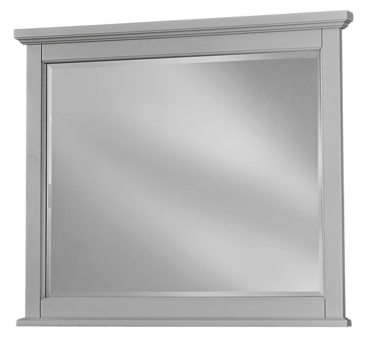 Vaughan-Bassett Bonanza Landscape Mirror in Gray image