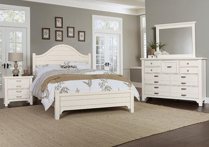 Vaughan-Bassett Bungalow 2 Drawer Nightstand in Lattice