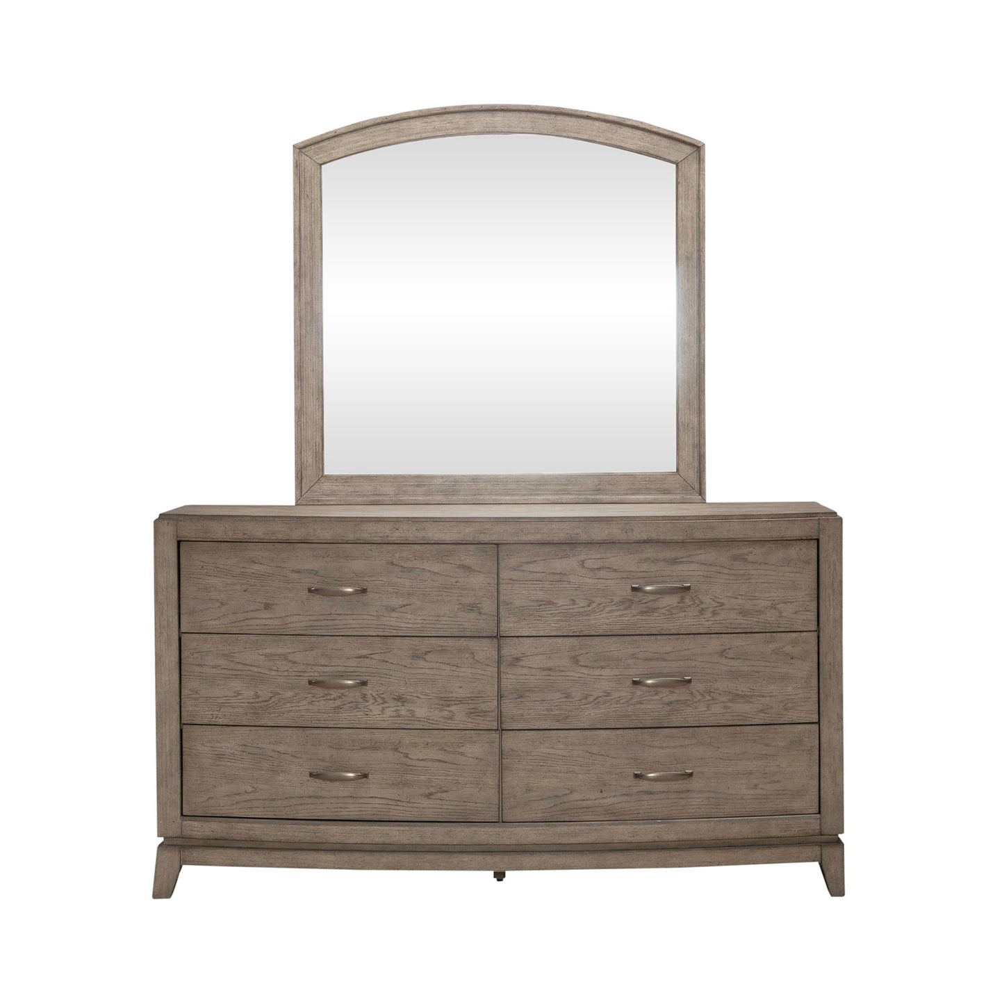 Avalon - Dresser & Mirror - Burnished Beige