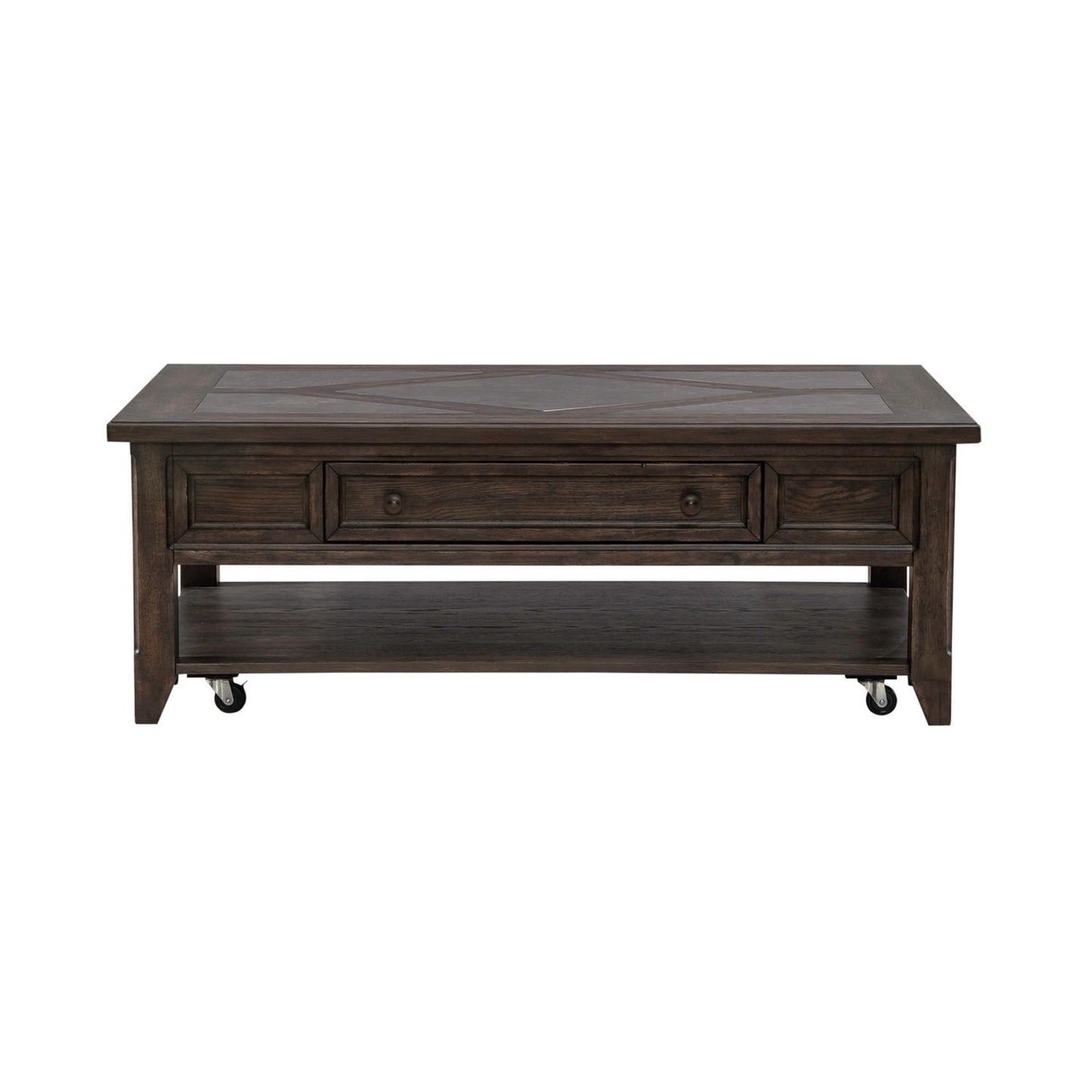 Paradise Valley - Rectangular Cocktail Table - Dark Brown