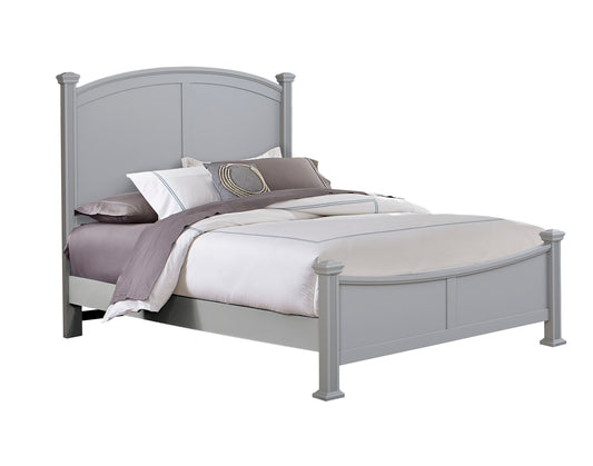 Bonanza Gray Queen Poster Bed