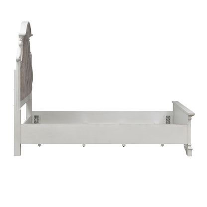 Magnolia Manor - Full Upholstered Bed - White