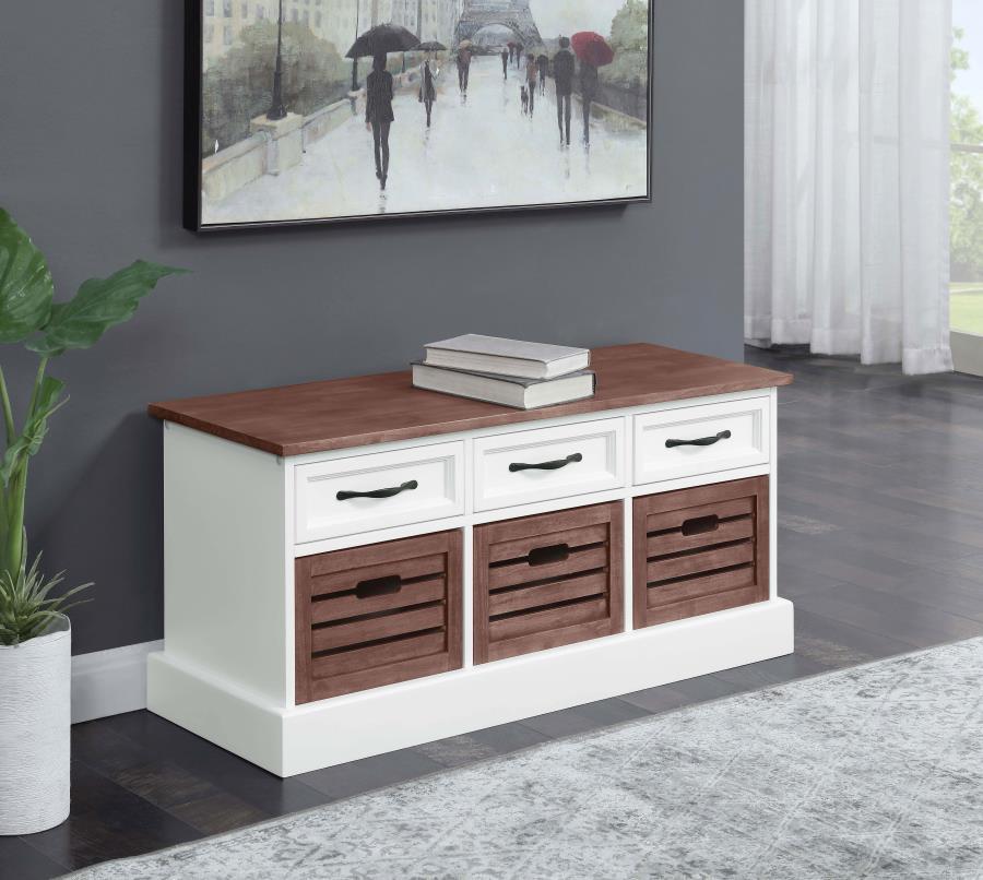 Alma 3-Drawer Storage Bench