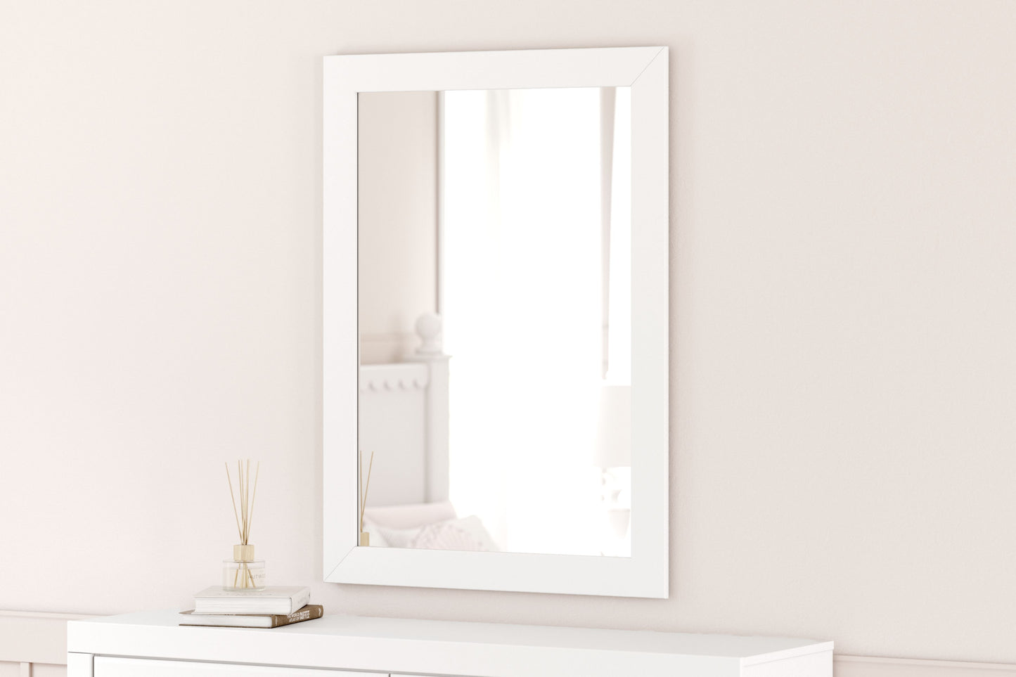 Mollviney - White - Bedroom Mirror