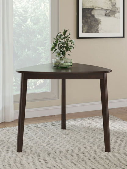 Mallenette - Triangle Dining Room Table - Merlot