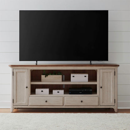 Fireplace TV Consoles - 80" Fireplace TV Console FTS - Brown