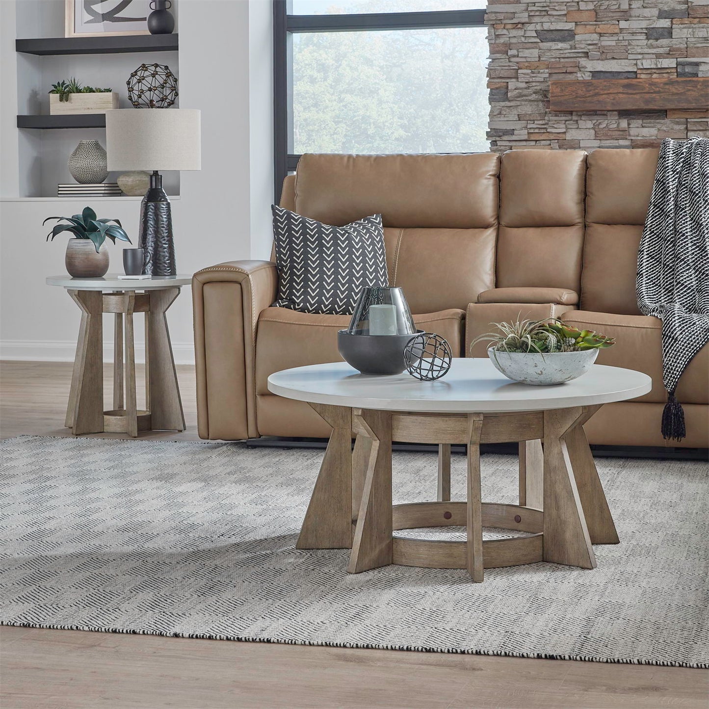 Berkley Square - Optional 3 Piece Set - Linen & Khaki