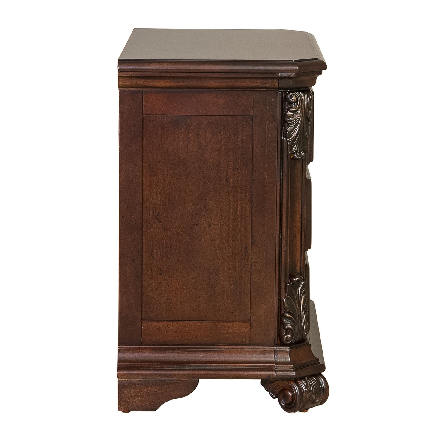 Messina Estates - 3 Drawer Nightstand - Dark Brown