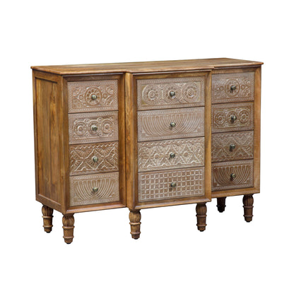 Montrose - 12 Drawer Accent Cabinet - Light Brown