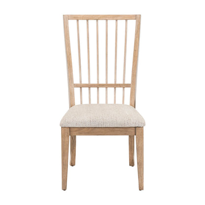 Haven Hills - Spindle Back Side Chair (RTA) - Camel Beige