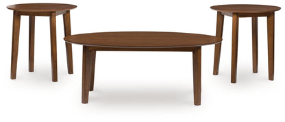 Gordonay - Occasional Table Set - Brown