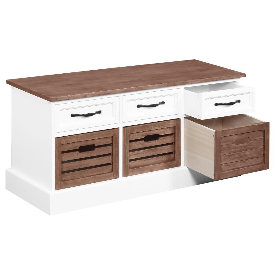 Alma 3-Drawer Storage Bench