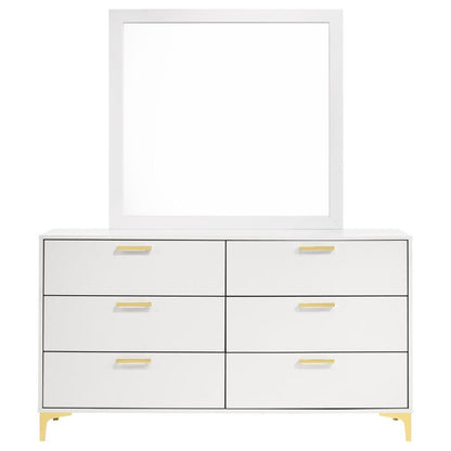 Kendall - 6-drawer Dresser With Mirror