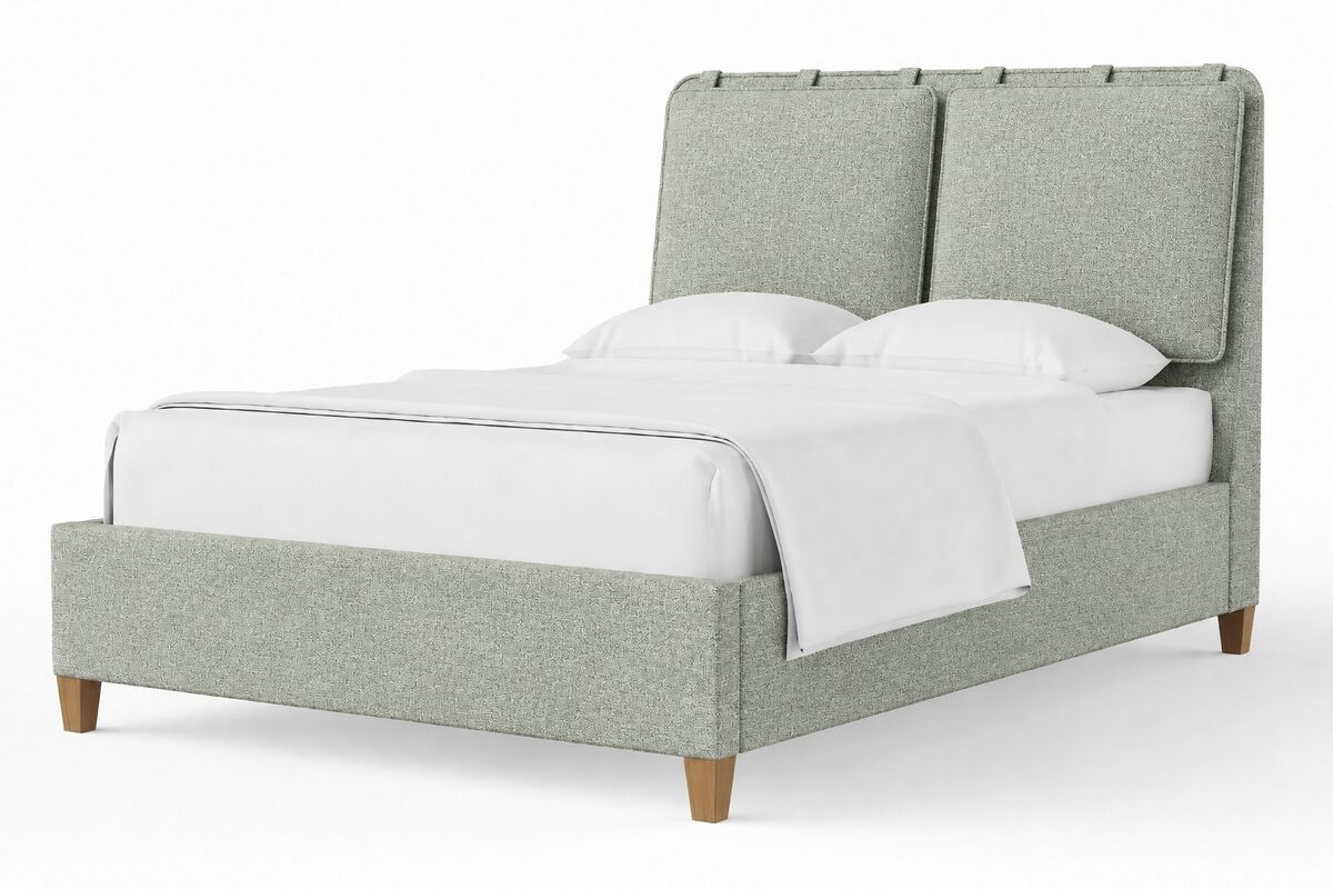 Nordhaven - Upholstered Bed - Nordic Walnut Legs
