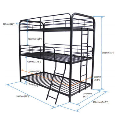 Triple Bunk Bed