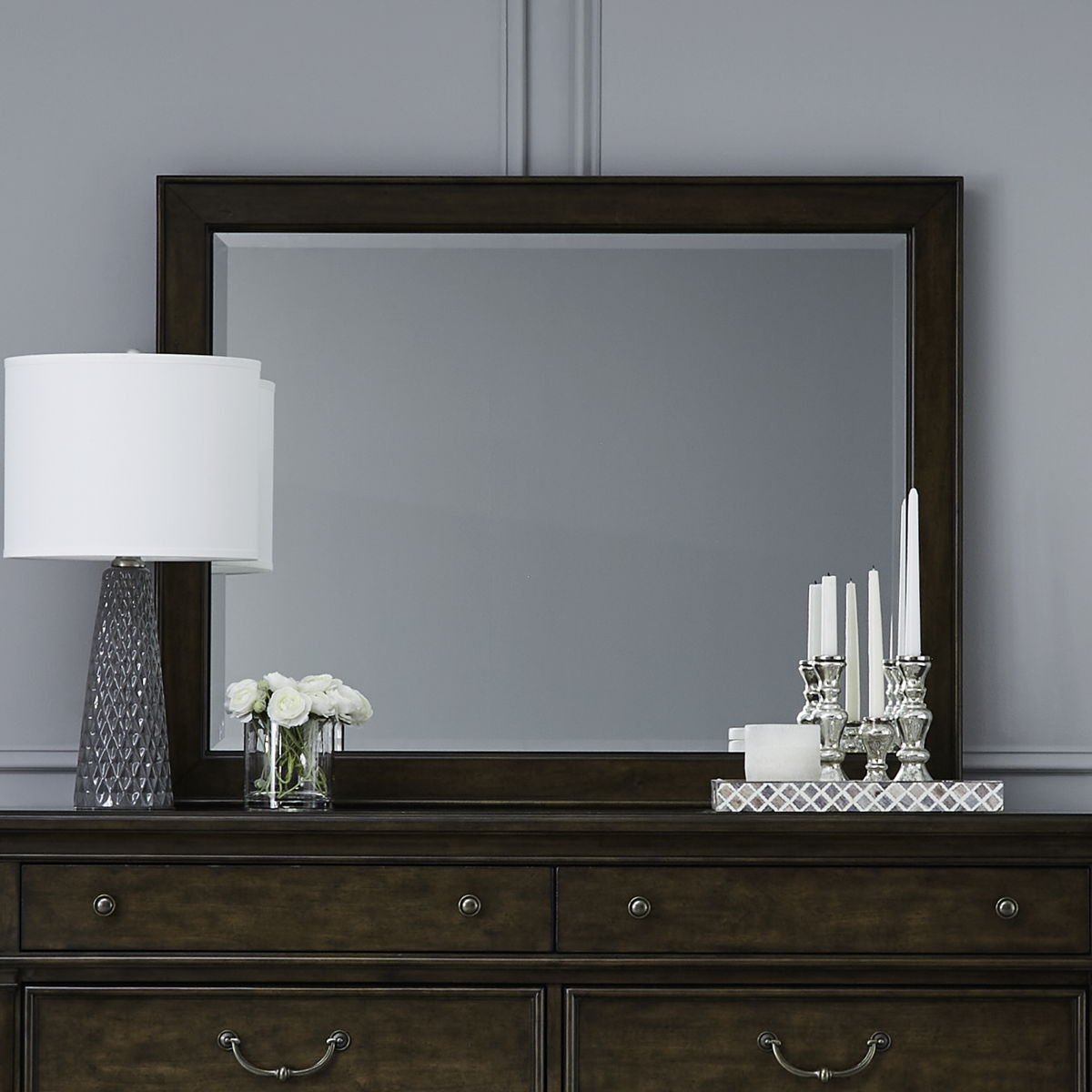 Arden Road - Landscape Mirror - Satin Cherry