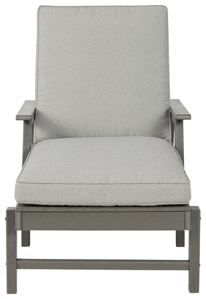 Visola - Gray - Chaise Lounge With Cushion