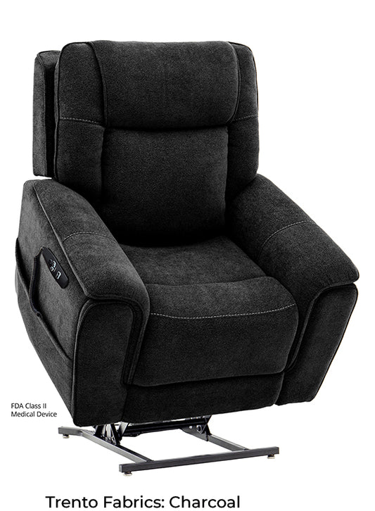 Trio Mezzo MM-3600 Charcoal Power Lift Recliner