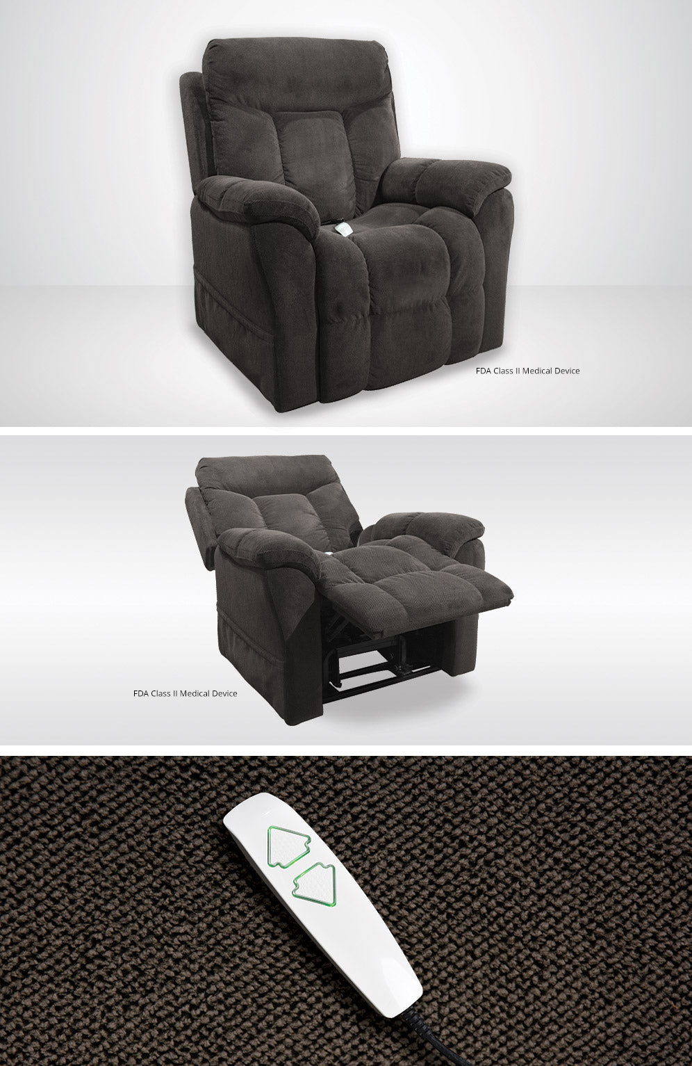 TRIO GRANDE  MM-5300 Iron Power Lift Recliner