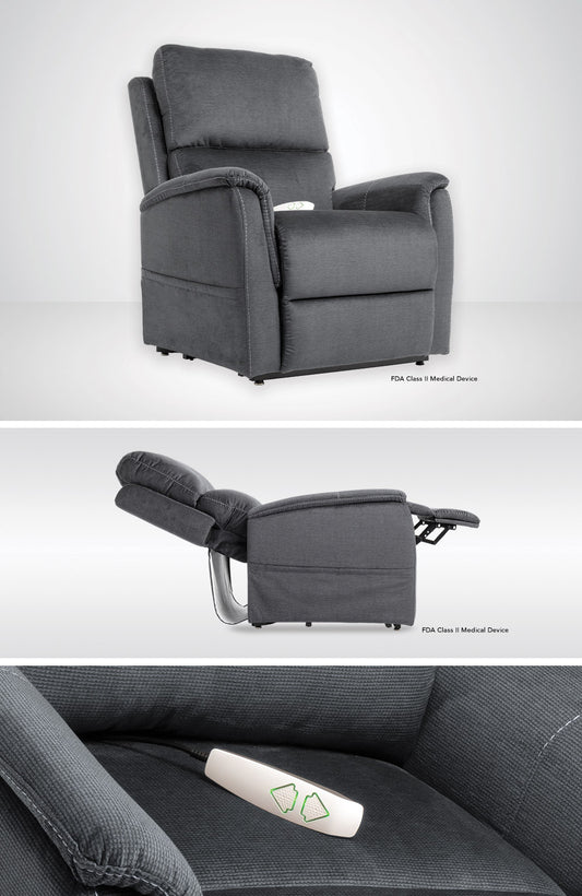 Trio Mezzo MM-3605 Pewter Power Lift Recliner
